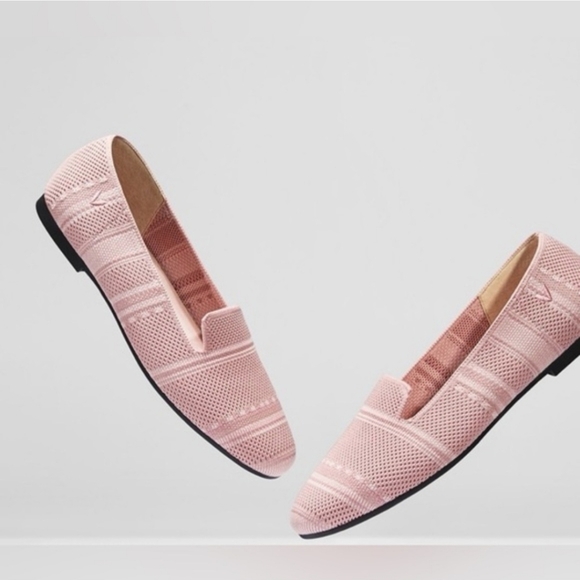 Vivaia Womens Elly Flats Loafers Ballet Shoes Size 38 US 7 Pink - Picture 10 of 10